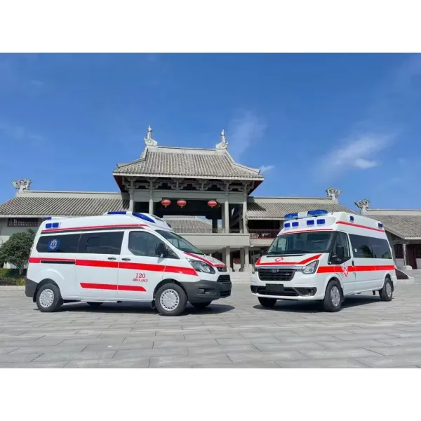Japan Isuzu First Aid 4X4 Emergency ICU Ambulance for Patients Monitoring