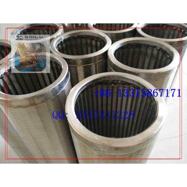V WIRE FILTER SCREEN / WEDGE WIRE WATER WELL SCREENS / JOHNSON SCREENS FOR WATER FILTER FROM XINLU METAL WIRE MESH