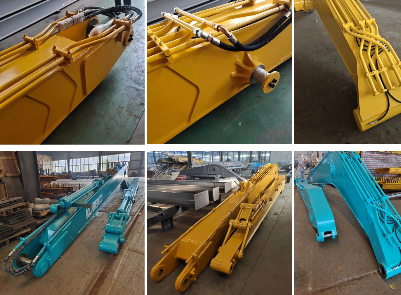 Defeng Customized Heavy Duty extended Telescopic Arm Long Reach Booms and Arms for  Excavator Factory