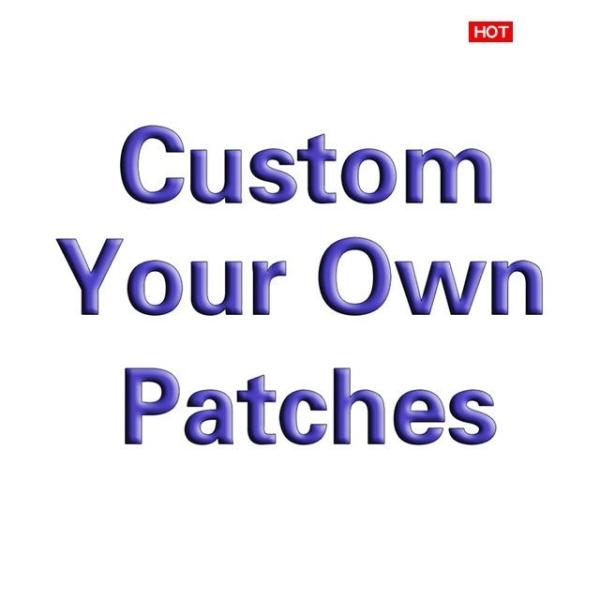 Custom Embroidered Patches for Clothing Iron-On Style Twill Fabric/100%