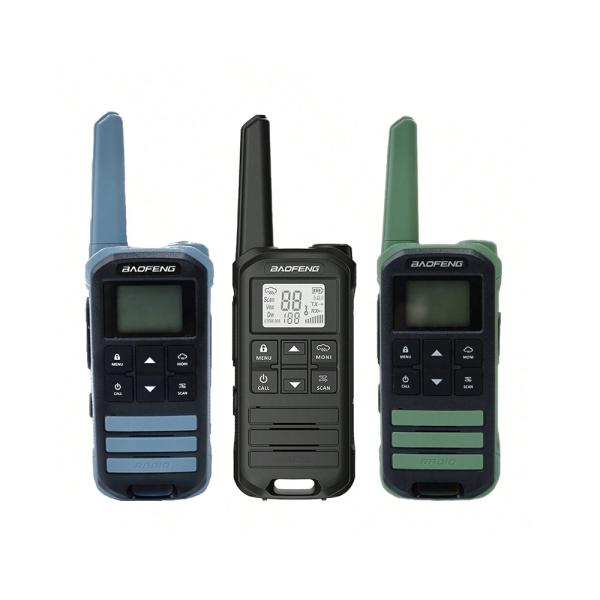 FR-22A Portable Walkie Talkie with 5W Output Power 1500mAh Battery and 400-470MHz Frequency Two Way Radio