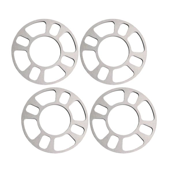 Durable 4 Lug Car Wheel Spacers Cast Aluminum Placement On Left Vehicle