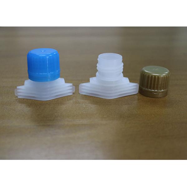 Colorful Plastic Spout Caps With Spout For Baby Food Side Gusset Bag / Nozzle Cover