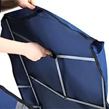 Camping Folding Chair With Umbrella, Recliner Chairs, Beach Chair Adults Camping Chair High Back with Umbrella