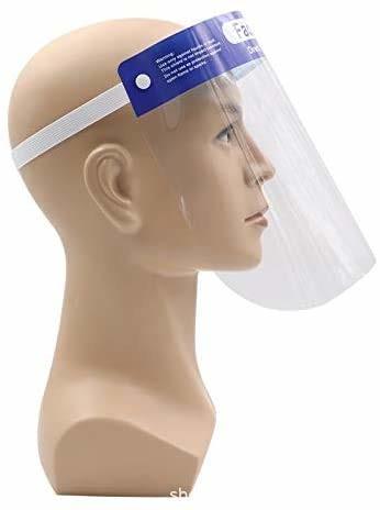 Custom Logo Imprintable Medical Face Shield Visor Reusable  No Glare Lens