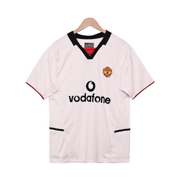 2002-2003 Manchester United Away Jersey Retro Support Team Customization