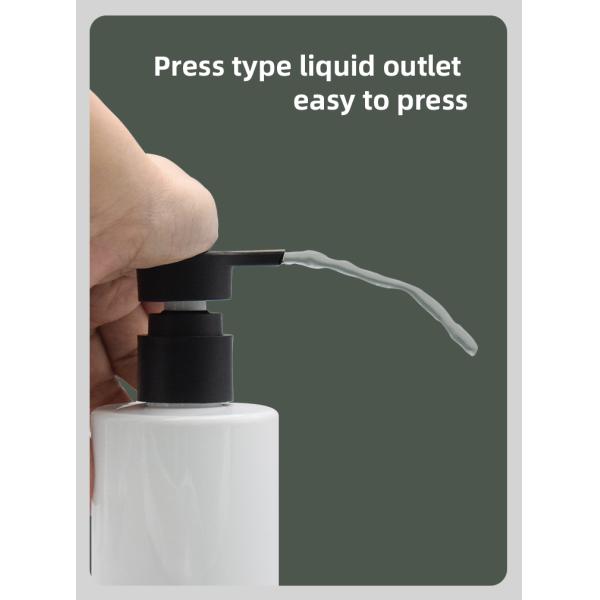 Injection Molding Matte Lotion Pump Bottle PCR PET For Skin Care 150ml 200ml 400ml