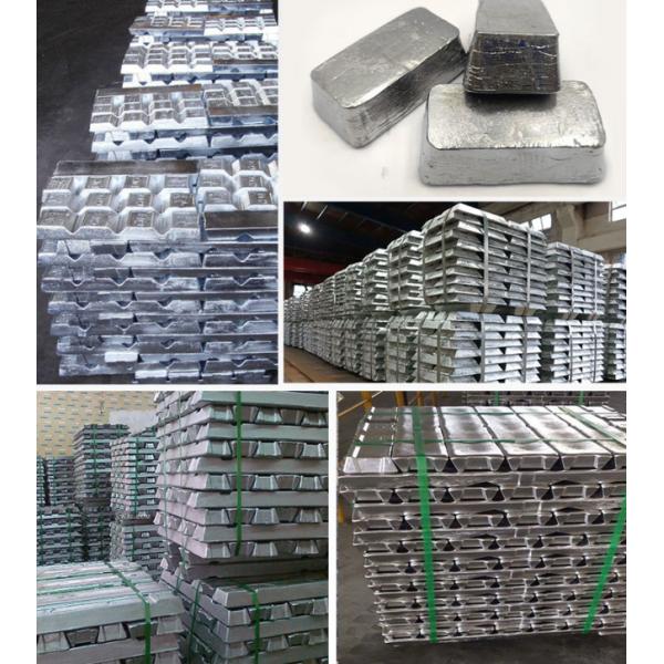 Rectangular Lead Ingots 97.5% High Purity Antimony Alloy Metal Ingot