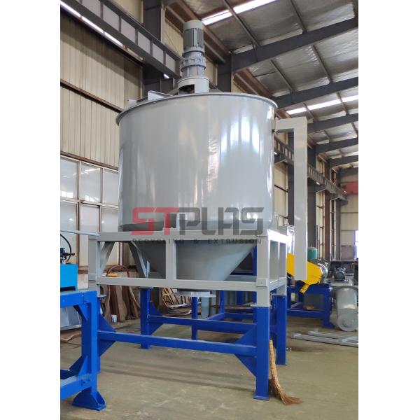 Gas Steam Hot Water Washing Machine For PET Flake Washing Line 500-1000kg/h