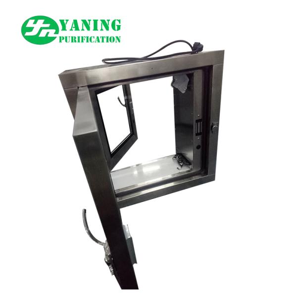 Paso de acero inoxidable ordinario a través del sitio limpio de la caja de paso de la ducha de aire 12 meses de garantía