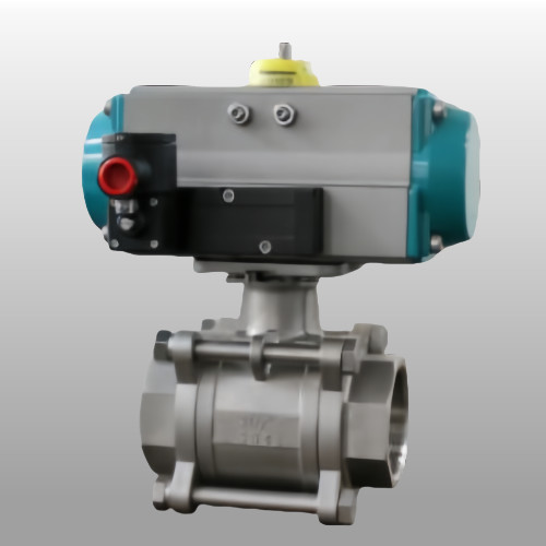 Aluminum Alloy Pneumatic Ball Valve Rotary Pneumatic Operated Ball Valves