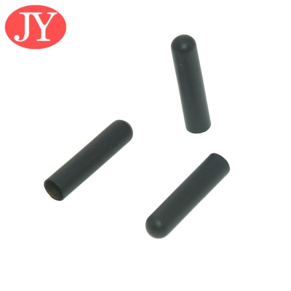 jiayang fashion customized logo metal tips metal aglet draw cord end aglet for hoodies