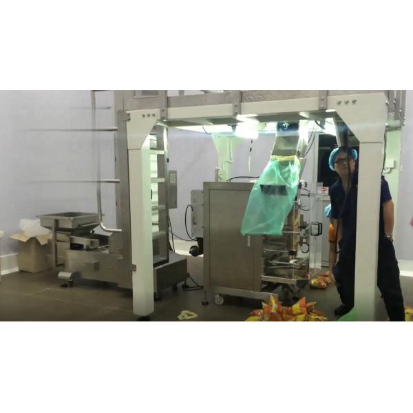 Combinaison de Multihead de 14 têtes pesant la machine de conditionnement SS316 pour les puces soufflées de casse-croûte