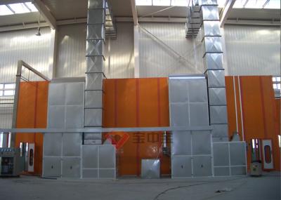 Armário de pintura do fã da cabine de pulverizador do ônibus na boa cabine de pulverizador lateral da ventilação para o caminhão