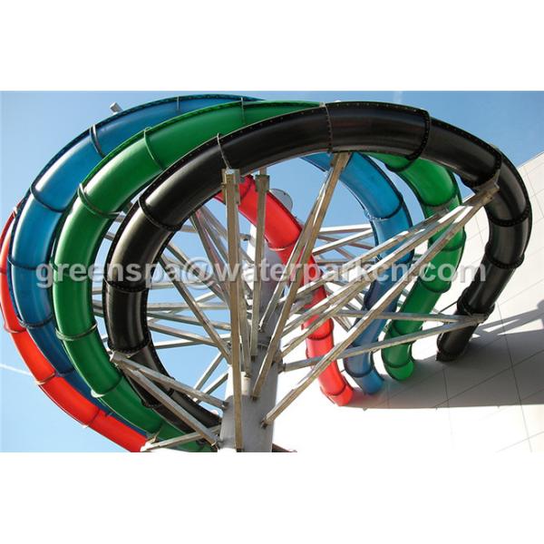 Family Members Big Amusement Water Park Equipments Durable Customised Color