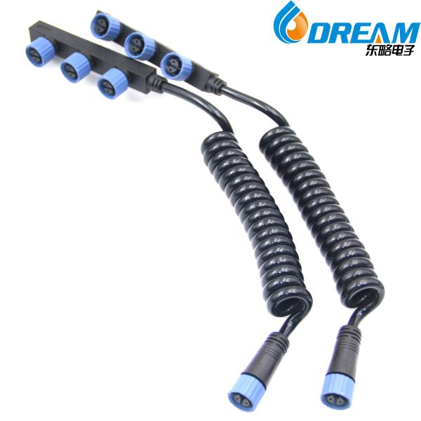 CE UL сертифицированный водонепроницаемый провод M15 для 1 до 3 кабелей с светодиодным освещением