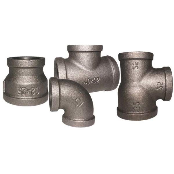 Galvanized Plumbing Malleable Iron Pipe Fittings 90 Degree Elbow For Construction Industry