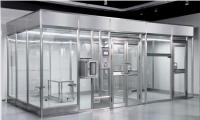 Quarto desinfetado farmacêutico da ATAC Moudlar Hardwall com filtro H14 ISO5 de HEPA