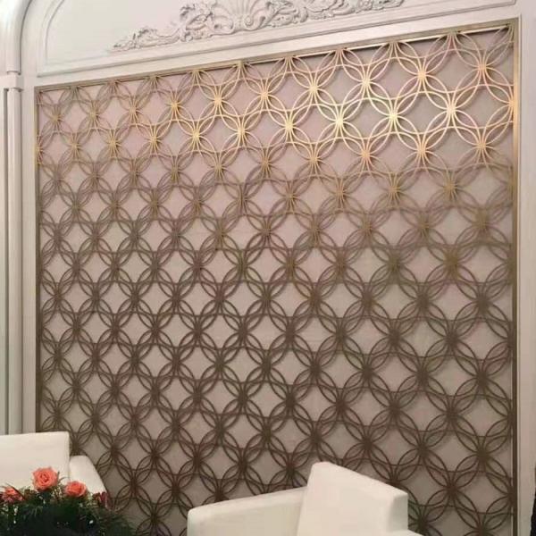 Customized Decor Restaurant Laser Cut Wall Partition Metal Screens Room Dividers