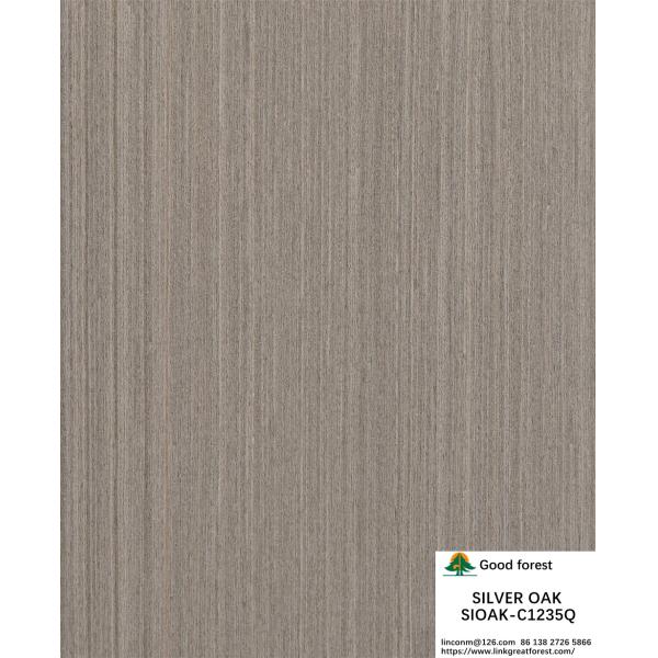 Engineered Wood Veneer Quarter Cut Of Silver Oak Sheet Thickness 0.4mm For For Cabinet Face SOAK-1098Q/1157Q/1235Q/1260Q/1376Q