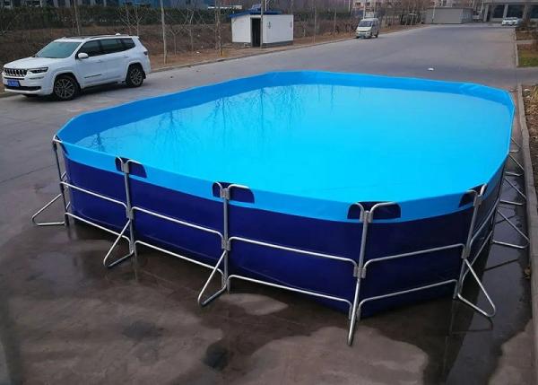 Tarpaulin Thickness 0.7mm PVC Fish Pond with Customized Tarpaulin