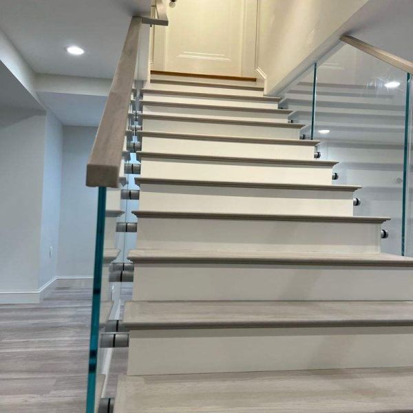 Triple-layer Tempered Laminated Safety Glass | For Stair Railings