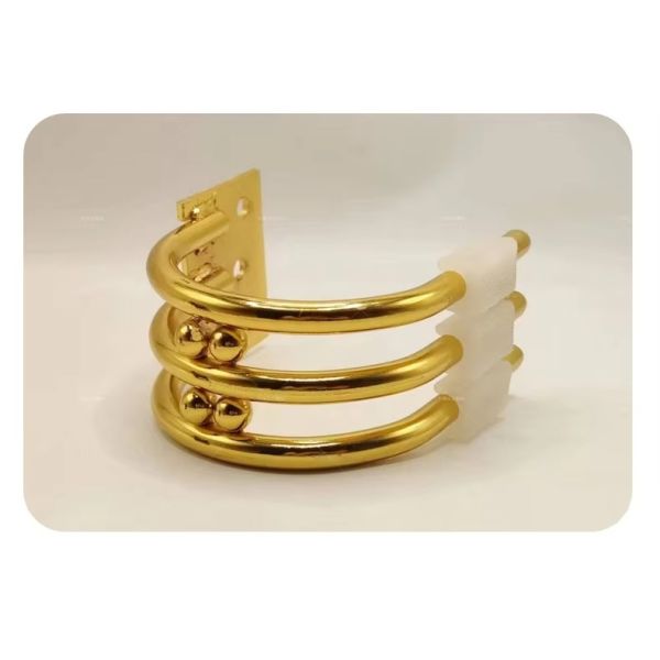 Luxury Gold Iron C-Shaped Metal Sofa Legs New Design Furniture Accessories