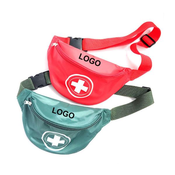 Travel marathon outdoor sports bag 25*15*7cm red green logo customized