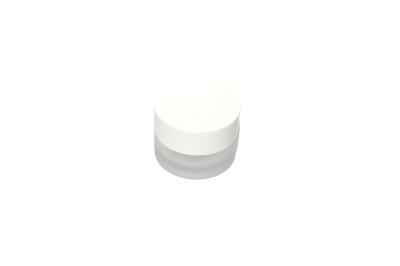 Frascos cosméticos de vidro congelado de 5 ml com tampa de parafuso
