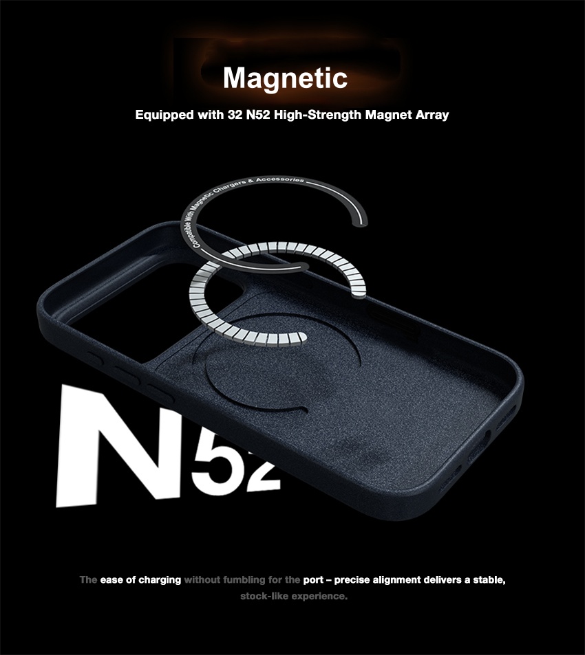 Laudtec Baby Skin Phone Case Tpu Pc Magnetic Solid Color Business Back Cover Oem/Odm Wholesale for Iphone Air 17 Pro Max Sjk1117