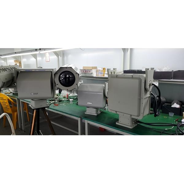 3Km Night Vision IR Camera 150mm Lens 50kg Load Duty Long Range IR Security Camera