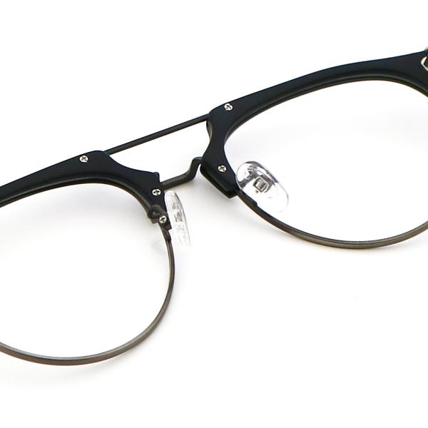 Temple Adjustable Imitation Wood Acetate Optical Glasses MR 15144