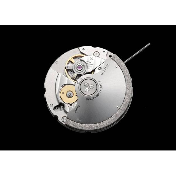 24 Jewels Couple Automatic Watch , Steel Automatic Watch With Genuine Leather Strap