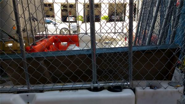 chain link temporary construction fence panels 6FT X 10F Mesh 2 3/8  x 2 3/8 ( 60mm x 60mm ) x 12 gauge wire