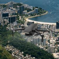 zangão dobrável sem escova de Selfie Rc do helicóptero do zangão da câmera de 4k 30fps 3100mAh