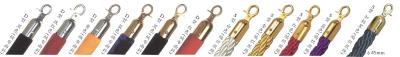 Velvet Railing Stand Braided Nylon Rope Section Dividers Fixed with magnet