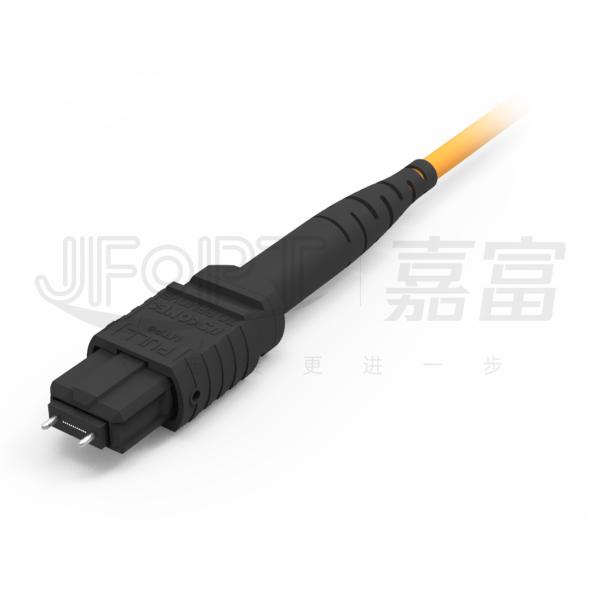 12 гибкий провод полярности b Aqua кабеля мультимодных 50/125 3.0mm LSZH хобота ядра MPO