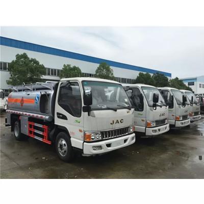 caminhão de depósito de gasolina móvel PTO do distribuidor 5m3 5000L JAC Small Size