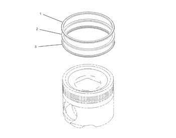 7E-5214 Ring 7E5214 Ring Group Piston Engine 130-8412 Cylinder Liner 1308412 Piston