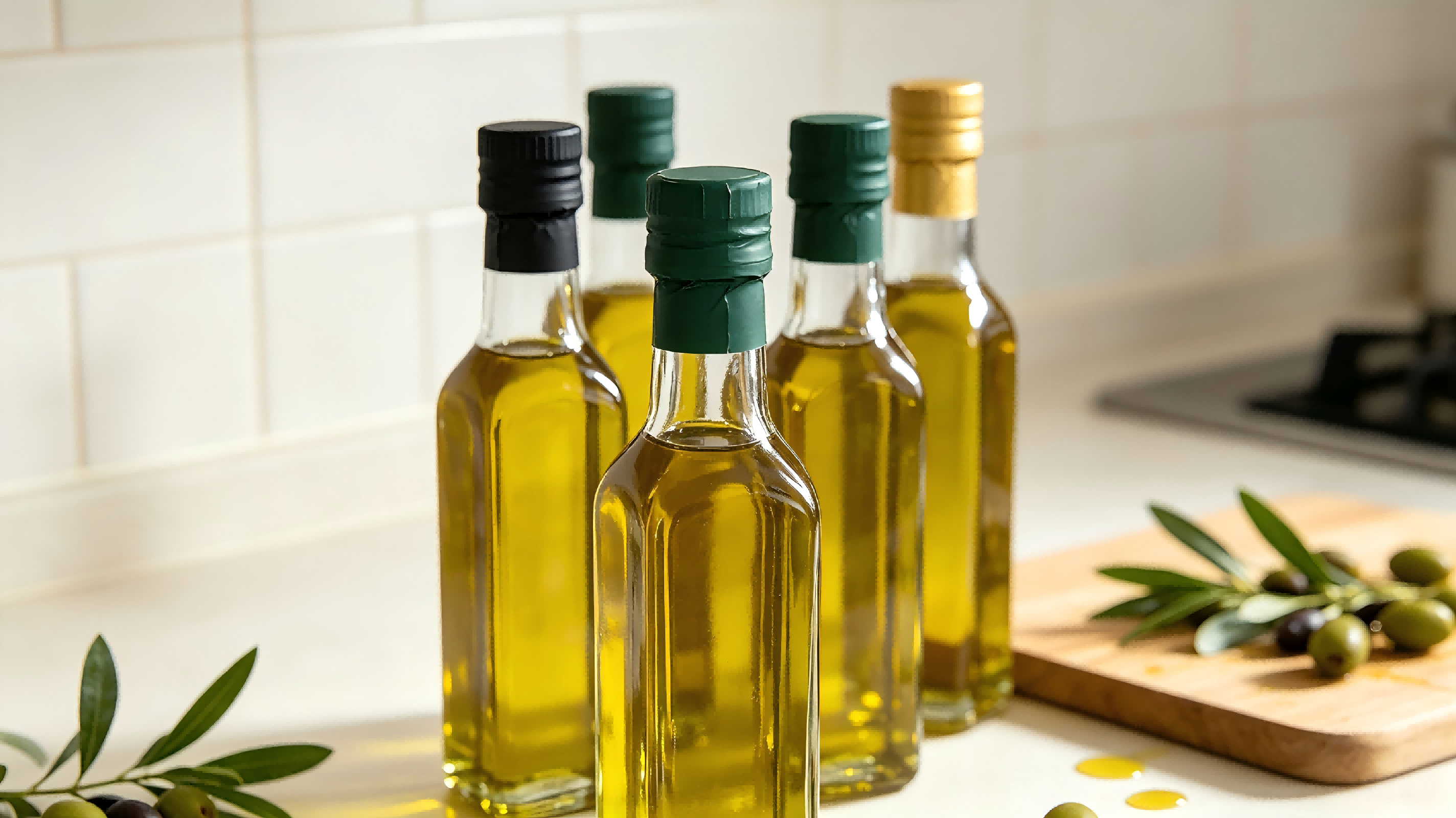 31.5mm PVC Heat Shrink Capsule Tamper Evident FDA Approved Olive Oil Bottles