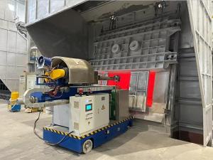溶けたアルミニウムのための移動式精製と脱ガス機