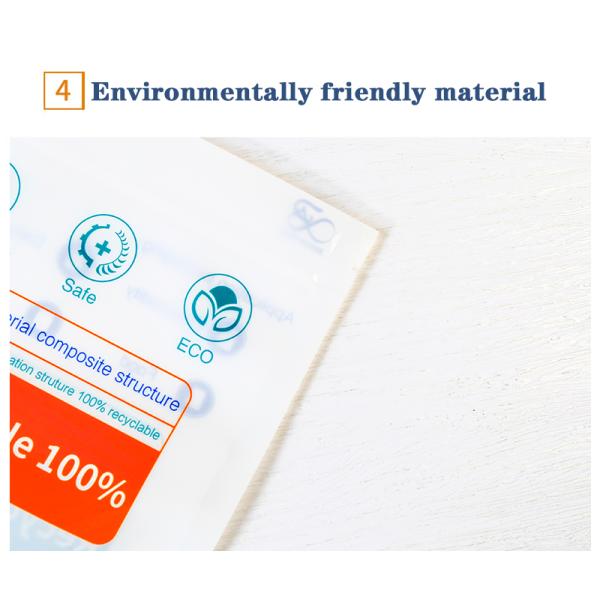 Custom 100% Recyclable Packaging Bags With Beautiful Eye-catching Graphic Printing Flexible Packaging Stand-up Pouches