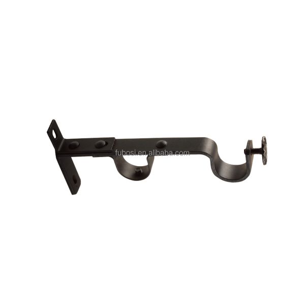 High Quality Classical Curtain Rail Bracket Decorative Triple Curtain Rod Bracket