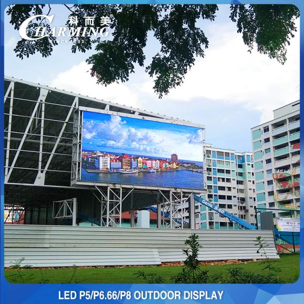 960 x 960 MM Exibição de tela LED de vídeo parede externa 3840 Hz Pixel Pith P5MM
