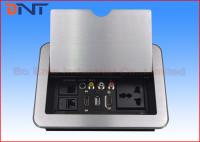 Tomadas elétricas da tabela da sala de conferências, soquetes de Flip Up Desk Mounted Power