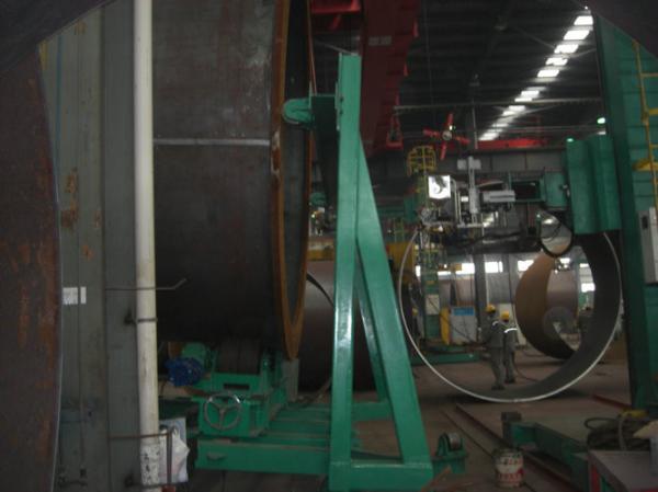 Rotador/tanque de inclinação mecânicos da soldadura da tubulação que gira Rolls