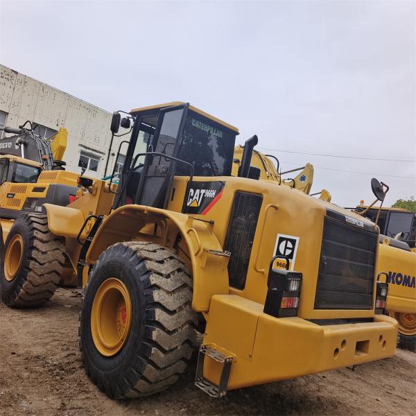 Heavy Duty Sand Digging with Original Japan Used Caterpillar 966H Wheel Loader