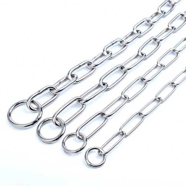 Animal Pattern Stainless Steel Dog Collar Chain for Fashionable Four-legged Friends