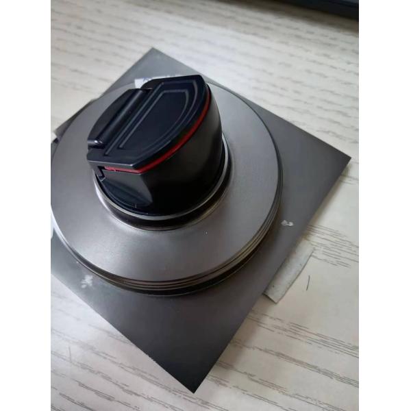 Chrome Plated Bathroom Brass Square Floor Drain Matte Finish Design for Modern Bathroom