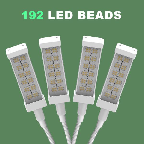 OEM ODM 96W Clip On Plant Grow Lights Full Spectrum  Timing Dimming Available